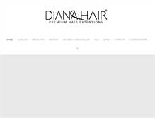 Tablet Screenshot of dianahair.com